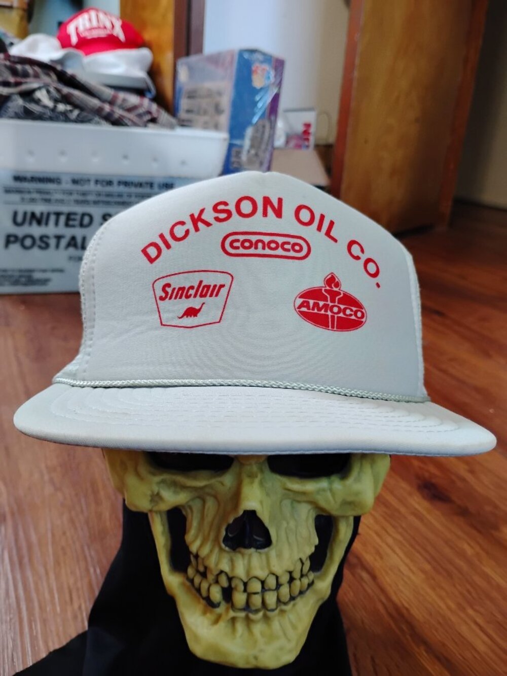 Vintage Conoco Dickson Oil Company Sinclair Amoco Trucker Hat Cap
